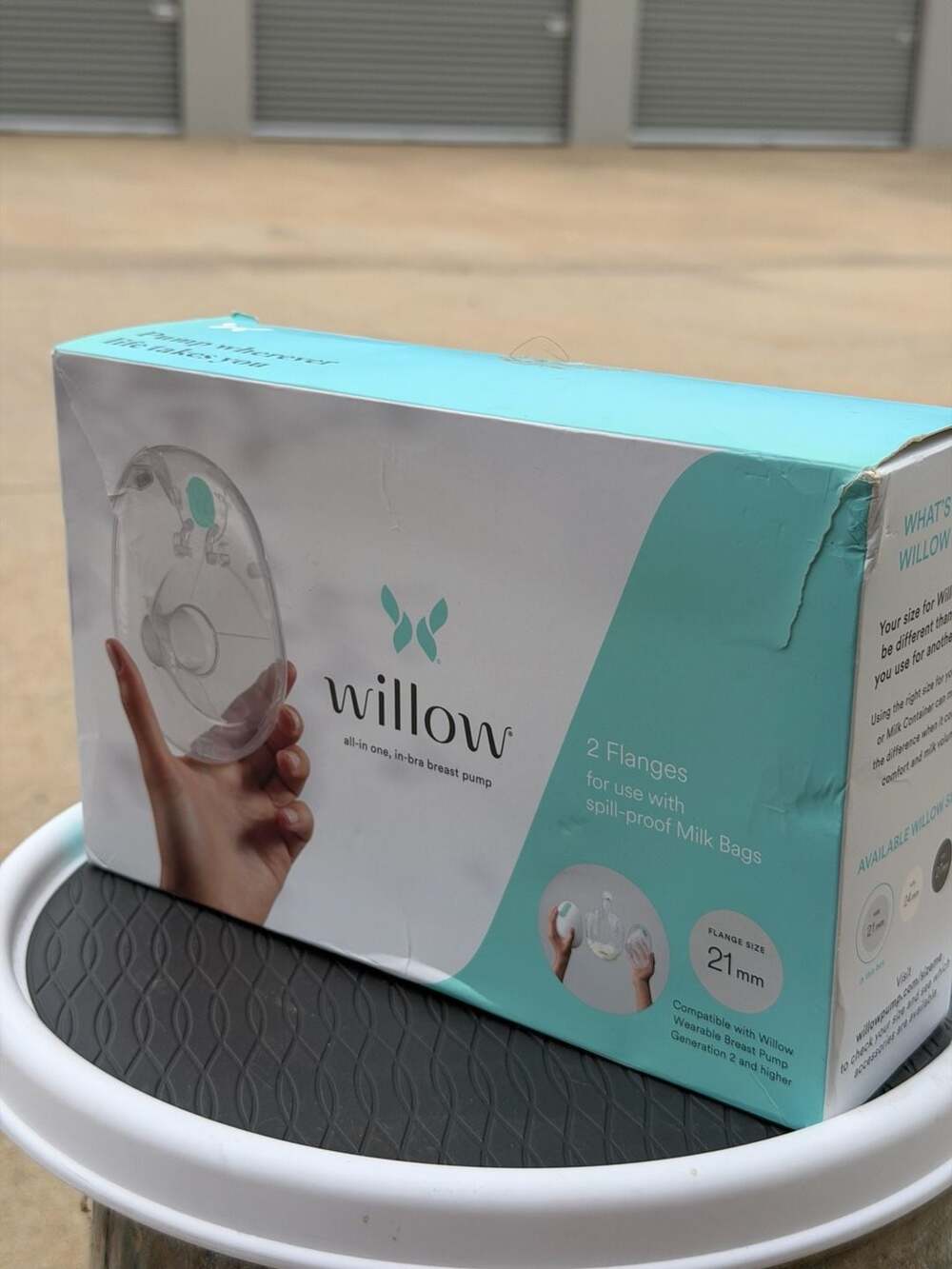 Willow 21mm Flanges for Wearable Breast Pump